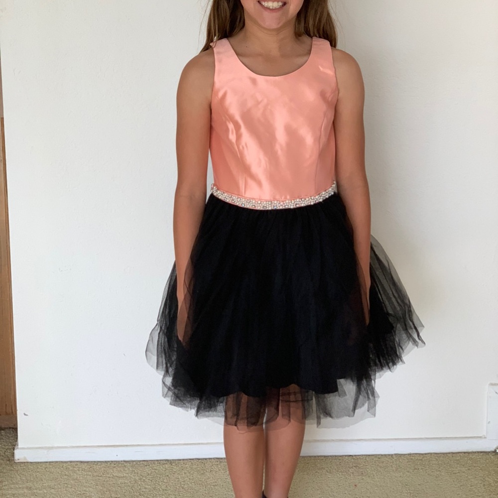 Rose Gold, Pink, Ashley Lauren Party Dress, Size 8